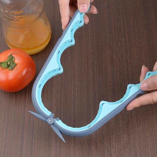 5 In 1 Bottle Opener Easy Grip Jar Opener for Arthritis Hands Quick Opening
