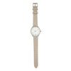 Watch FLAT Matte Case Watch MOC Ladies Beige [Follow] E01321S-1