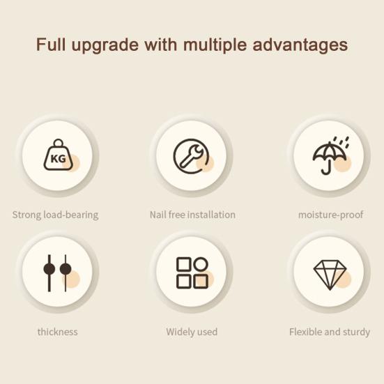 1/2/3 шт. держатель для швабры для ванной комнаты настенное крепление прочная несущая простая установка вешалка для метлы