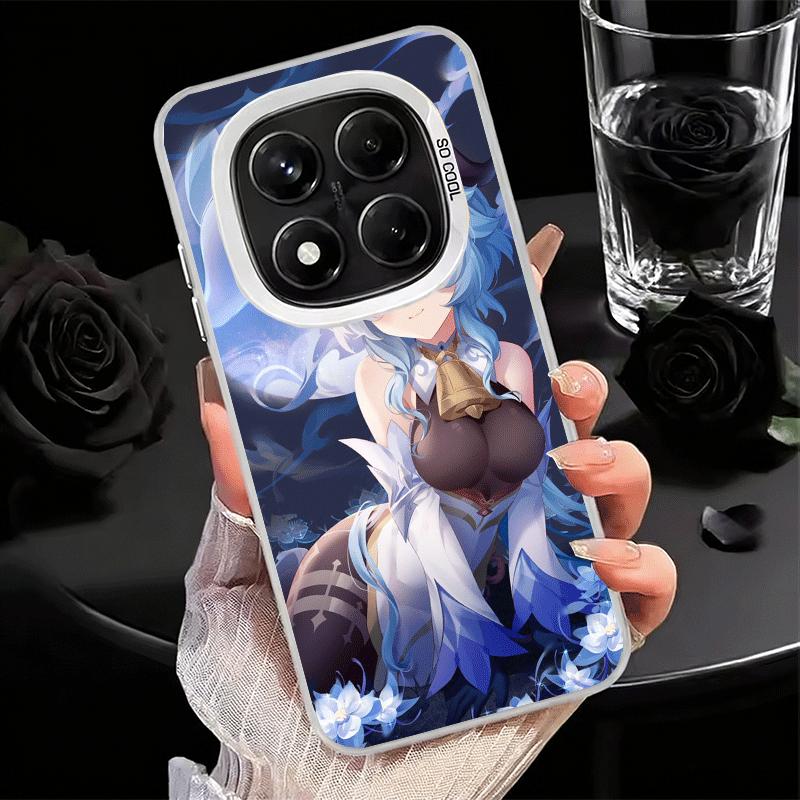 Мягкий чехол для телефона Genshin Impact Ganyu для Xiaomi Redmi Note 13 14 15 Pro Plus 12S 12 11S 11 11T 10S 10 Ударопрочный чехол Задняя крышка