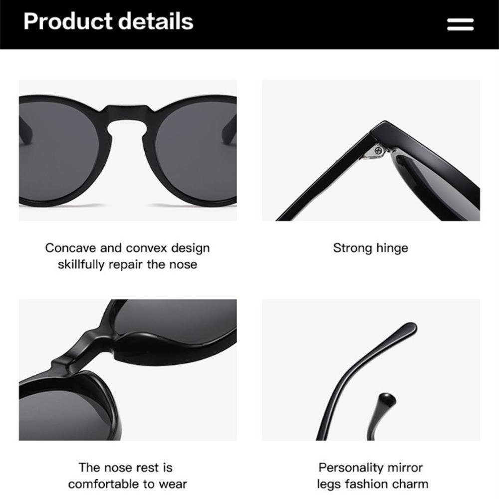 Ретро круглые поляризованные солнцезащитные очки для мужчин и женщин модные винтажные дизайнерские очки для вождения солнцезащитные очки для путешествий на открытом воздухе очки с защитой от ультрафиолета Uv400 новые