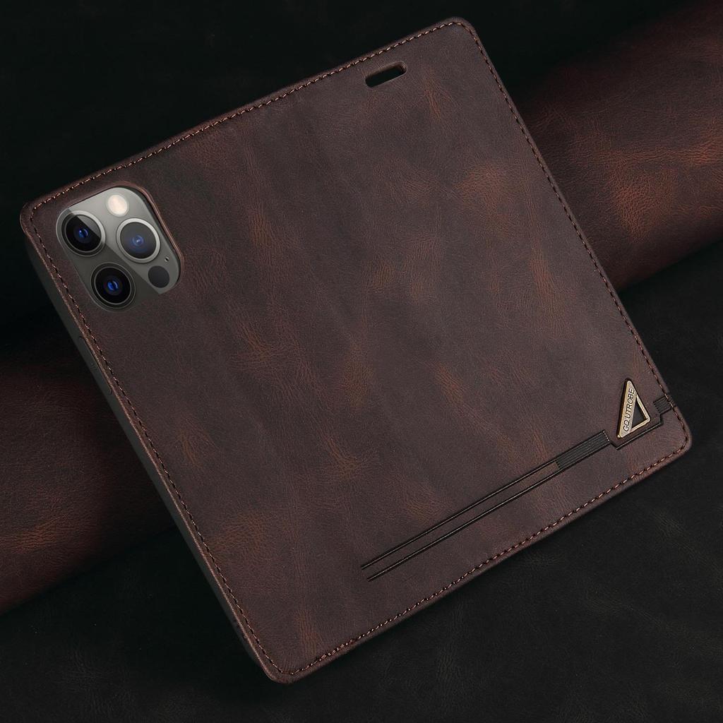 For Samsung S24 S23 S22 Ultra A55 A54 A15 A24 A23 Retro Book Card Magnetic Leather Wallet Cover for iPhone OPPO Huawei Xiaomi