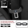 BAGC4 2026 Car Sticker Car Seat Belt Buckle Clip Anti-Scratch Cover Seatbelt Plug Dustproof Protector For BMW Series G60 X1 X2 U11 U10