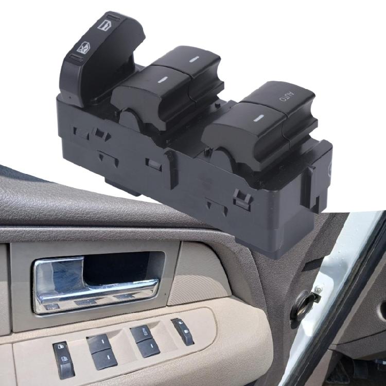 Driver Position Glass Control Switches 8L8Z14529AA for 2008-2012 Pickup Window Service, 12V Interior Panel Structure, ABS Housing, and Daily Repair