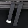 TAG HEUER Belt Rubber Watch Band 22mm Silicone Soft Watch Strap Watch Band D Buckle Type Watch Band Compatible with TAG HEUER Replacement Belt with