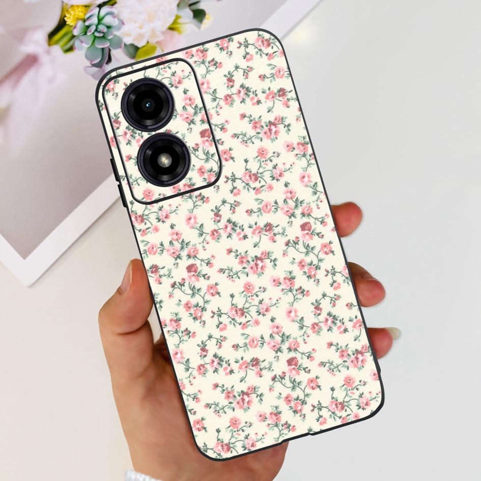 Для Motorola Moto G04s G04 2024 Чехол XT2421-2 Милое Сердечко Ударопрочный Силиконовый Мягкий Чехол Для Moto G 04 S E14 4G MotoG04 Capa