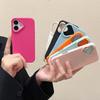 Однотонный чехол для телефона Apple 16promax с узором "лисички", мягкий защитный чехол для iPhone 15promax 14pm