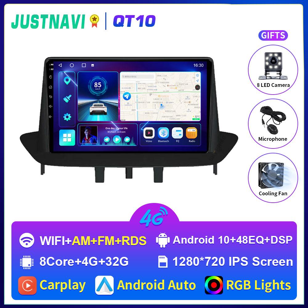 JUSTNAVI Android GPS автомобильное радио для Renault Megane 3 Fluence Samsung SM3 2008-2014 стерео мультимедийный видеоплеер DSP CarPlay