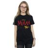 Disney Womens/Ladies Mulan Movie Logo Cotton Boyfriend T-Shirt