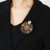 Fulok Lion Head Brooch Femininity Personality Domineering Pin Suit Coat Corsage Accessories Tide