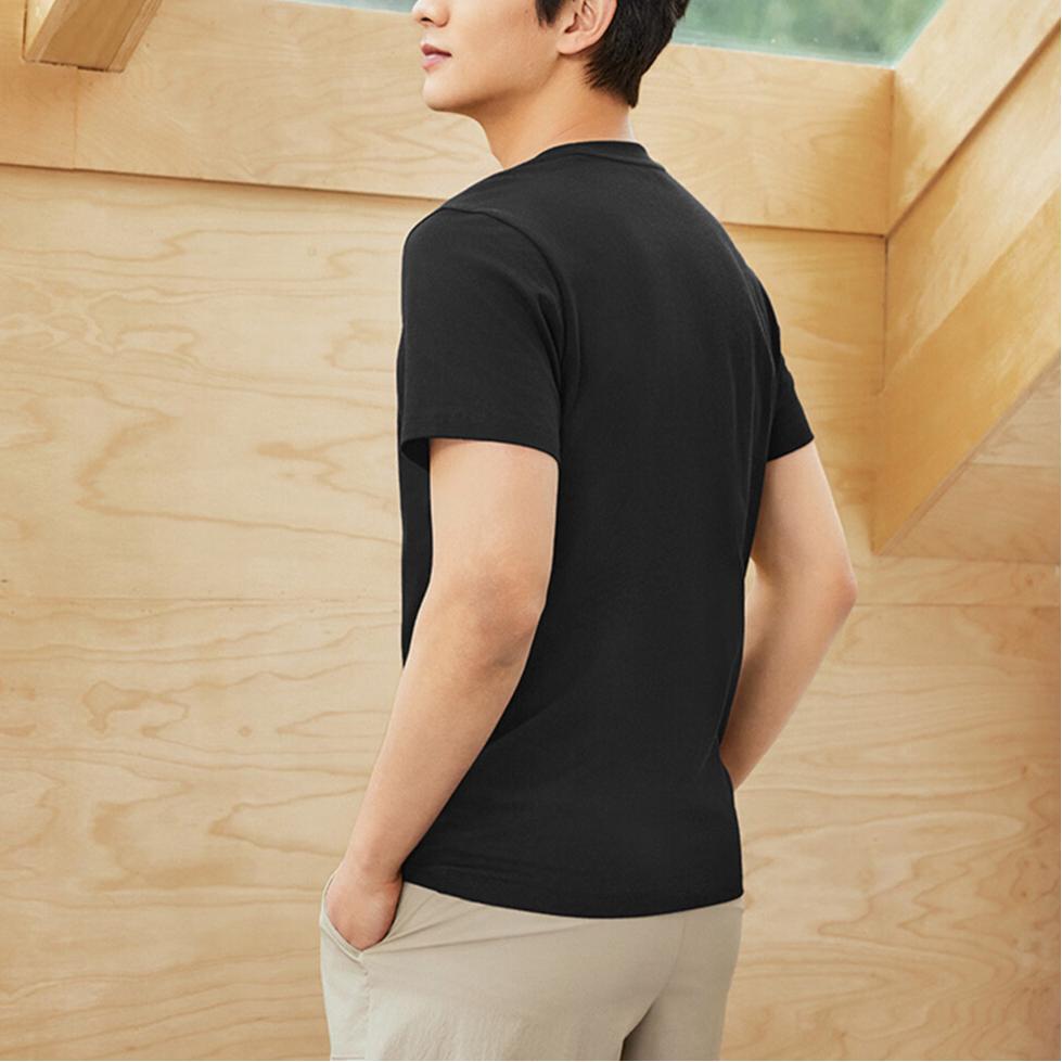 Skechers T Shirt Unisex Carbon Black L225U086-0018