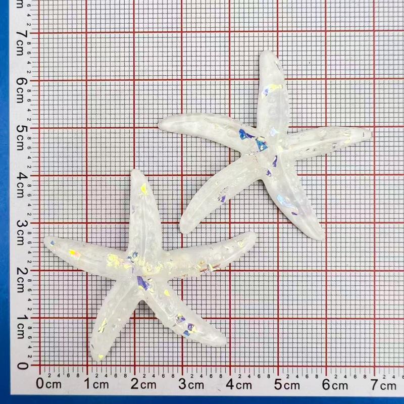 Градиентные Морские Звезды из Смолы DIY Аксессуары для Заколок, Чехлов Телефонов, Crocs и Шнурков.