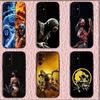 Игровой чехол для телефона M-Mortal Kombat для Samsung S 25,24,23,22,30,21,10,9,Ultra,Plus,Lite,FE,4,5G Черный Мягкий чехол
