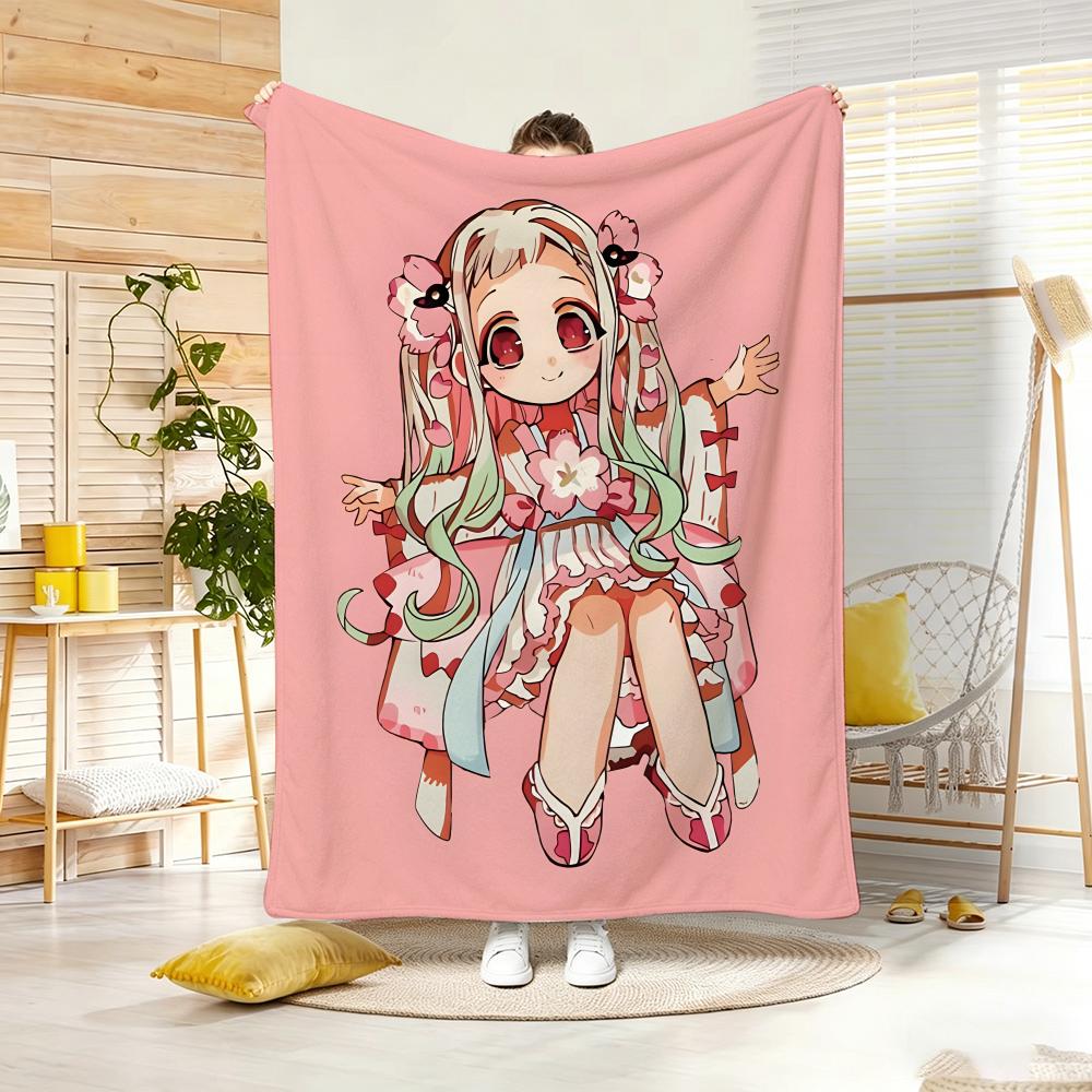 anime character YYashiroS NeneS Throw Soft Warm Throw Blanket for Bedroom Living Room Bed Travel Camping Picnic Gift