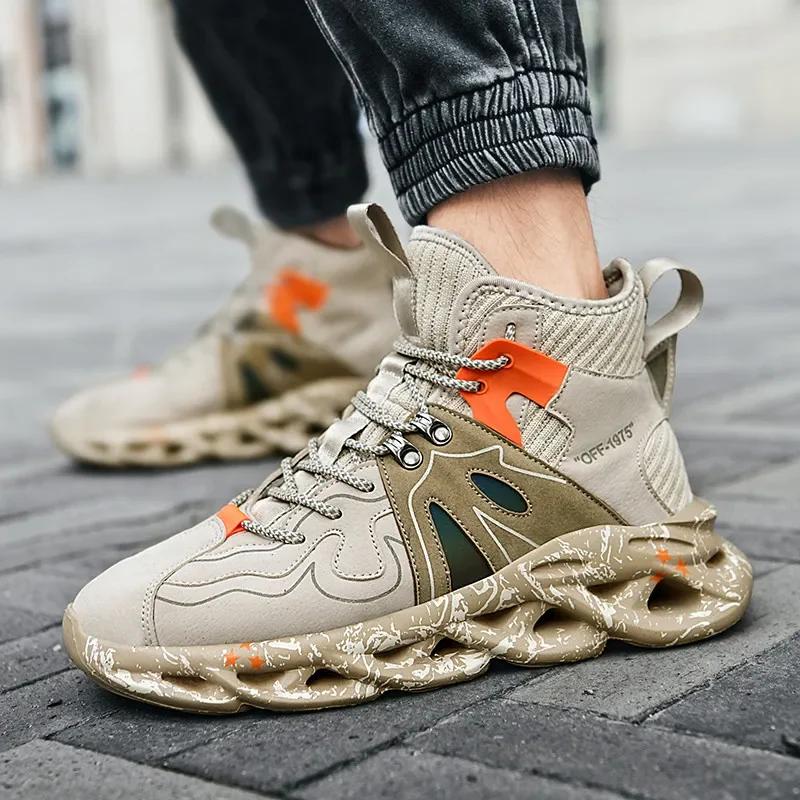 Модная кожаная повседневная обувь Бренды 2024 Повседневная спортивная обувь Дизайнер для топ-бренда Досуг Zaptillas Мужские кроссовки Shoo Теннис