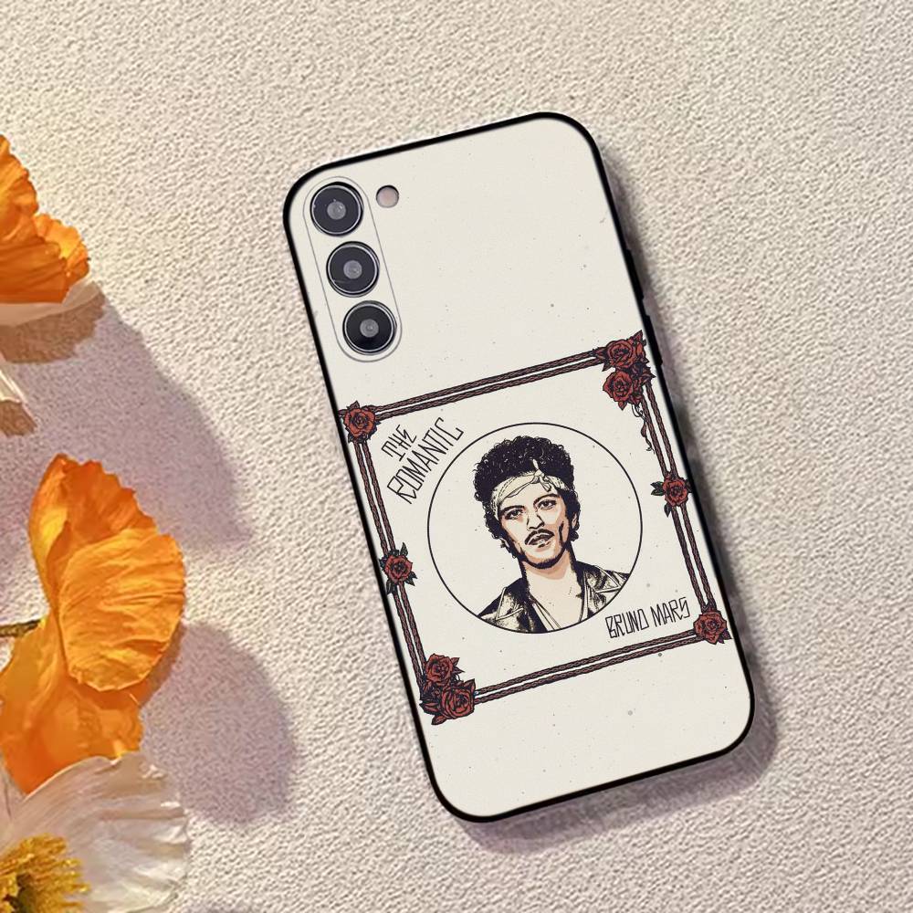 Чехол для телефона Singer Bruno M-Mars Черный Силиконовый Мягкий Для Samsung Galaxy A73,A72,A71,A70,A53,A52,A51