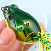 Floating Poisons Frogs Lures Floating Soft Baits Simulated Frogs Fishing Baits for Basses Fishing in Lake and Rivers