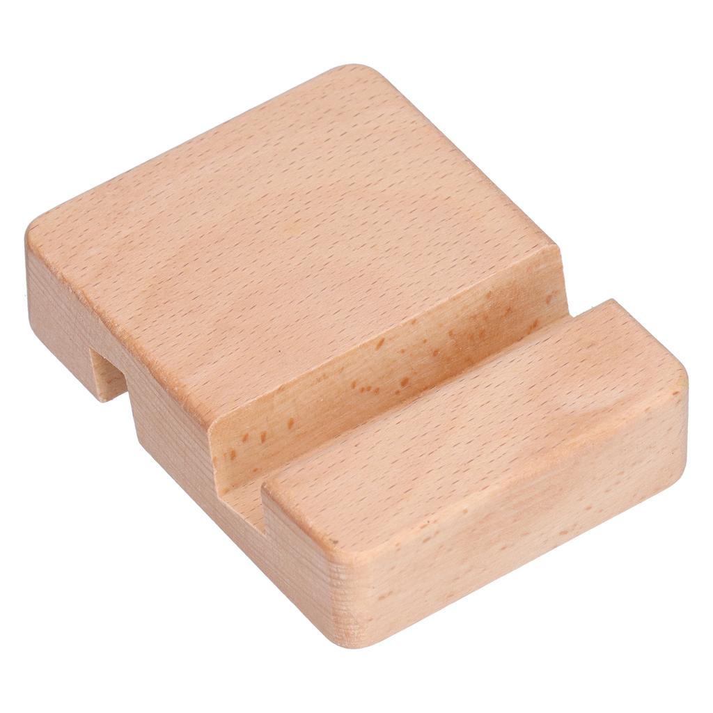 Phone Stand Wooden Compact Durable Universal Simple Stylish Modern Phone Holder for Home