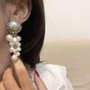 Elegant Grape Shape Earrings Sweet Pearl Beaded Earrings Creative Pear Drop Earrings  Women
