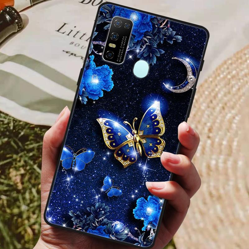 For TCL 20 SE Case Soft Silicone Phone Back Cover For TCL 20 SE TCL20SE TCL20 20SE Cases Coque for TCL 20SE Fundas bumper Shell