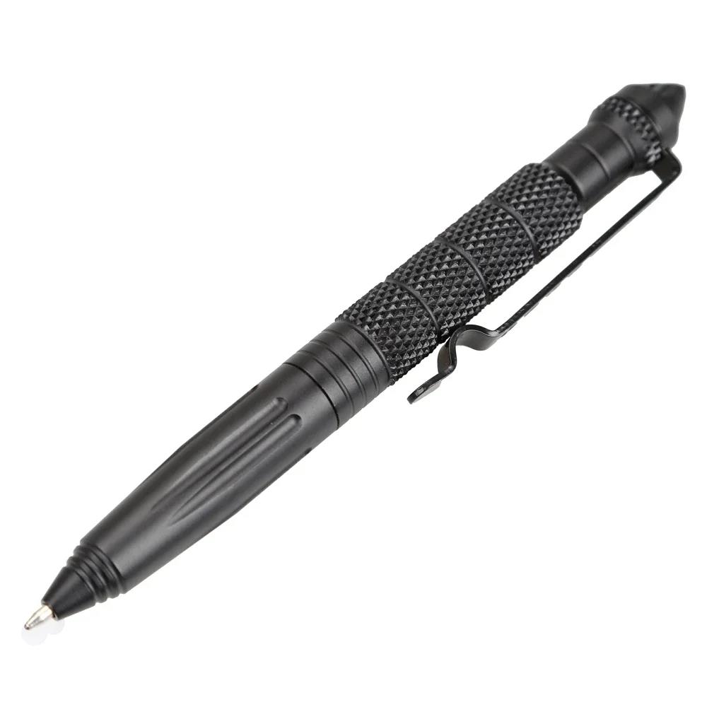 Multifunctional Tactical Pen High Quality Steel Anti Skid Gel Pen Portable Self Defense Pen Aluminum Glass Breaker Survival Tool