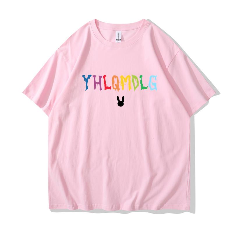 Рэпер Bad Bunny Basis Classic Мужская Женская Футболка Крутые Футболки Harajuku Уличная Летняя Женская Футболка 90-х Топ Футболка Одежда