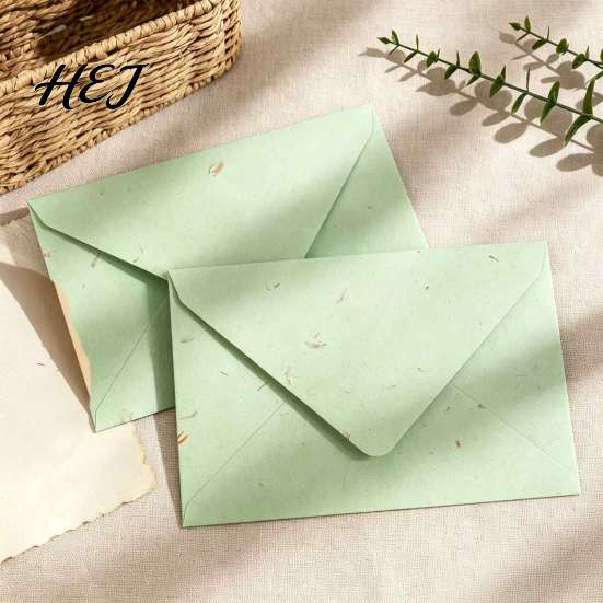 Thick Paper Envelopes for Invitations 10PCS Petal Art Envelopes, Real Floral Texture Design, Western Style Decorative Stationery Love Letters