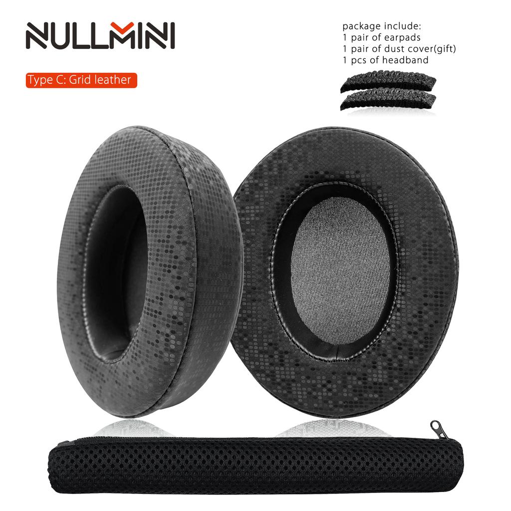 NullMini Replacement Earpads for CoolerMaster MH750, MH751, MH752,MH670 Headphones Ear Cushion Earmuffs Headset Headband