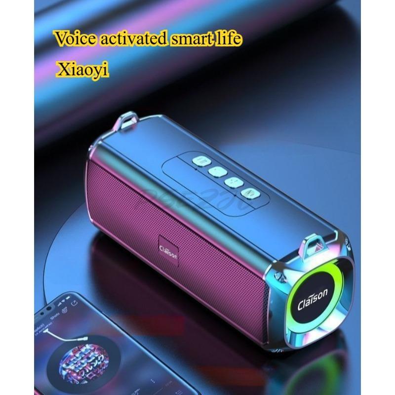 Двухполосный динамик с диафрагмой Bluetooth Маленькая колонка Высокая громкость Сабвуфер Вставляемый Беспроводная колонка Двойная диафрагма