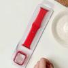 Glass+Case+Strap 3 In1 Apple Watch Band  Protective Shell Silicone Protection iWath Watch Band Case 2 In 1 For iWatch 2 3 4 5 6