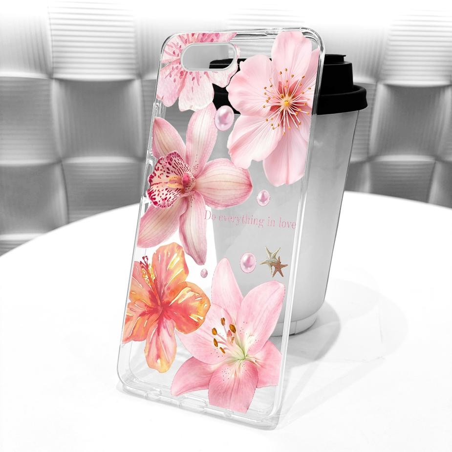 For Oppo A1k Case CPH1923 Luxury Flowers Butterfly Painted Cover Soft Silicone Case For Realme C2 RMX1941 OppoA1k RealmeC2 Shell