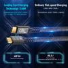240 Вт Быстрозарядный USB 3.2 Type-C Кабель для Huawei и Apple: Высокоскоростная передача данных 20G и HD-видео
