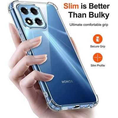 Противоударный силиконовый мягкий чехол для Huawei Honor X9A X8A X7A X9 X8 X7 X40 X30 X20 X10 9X70 60 50 30 20 Pro Lite прозрачная задняя крышка