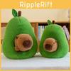 Adorable Capybara Avocado Plush Toy Cute Cuddly Rodent Stuffed Animal Gift For Girls