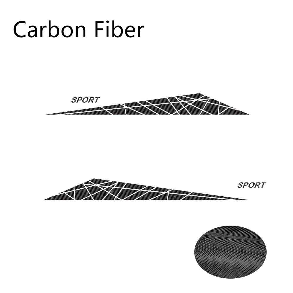 2Pcs Car Side Door Stickers For Toyota RAV4 Tuning Accessories Auto Vinyl Film DIY Sport Styling Decoration Decals