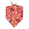 50pcs Floral Dog Bandanas Spring Flower Pet Triangle Bib Scarf Daisy Rose Pet Bandana Adjustable Dog Kerchief for Dogs and Cats