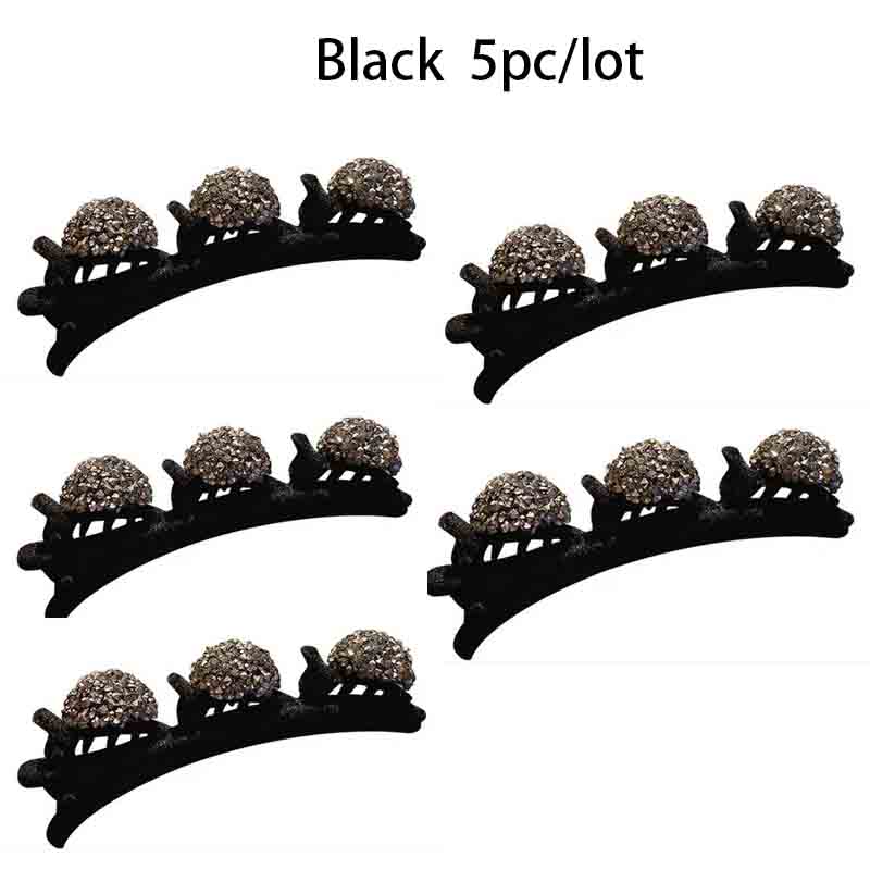 Fashionable Luxurious Rhinestone Side Clips Hair - Braiding Clips Side Bangs and Front - Forehead Broken - Hair Delicate