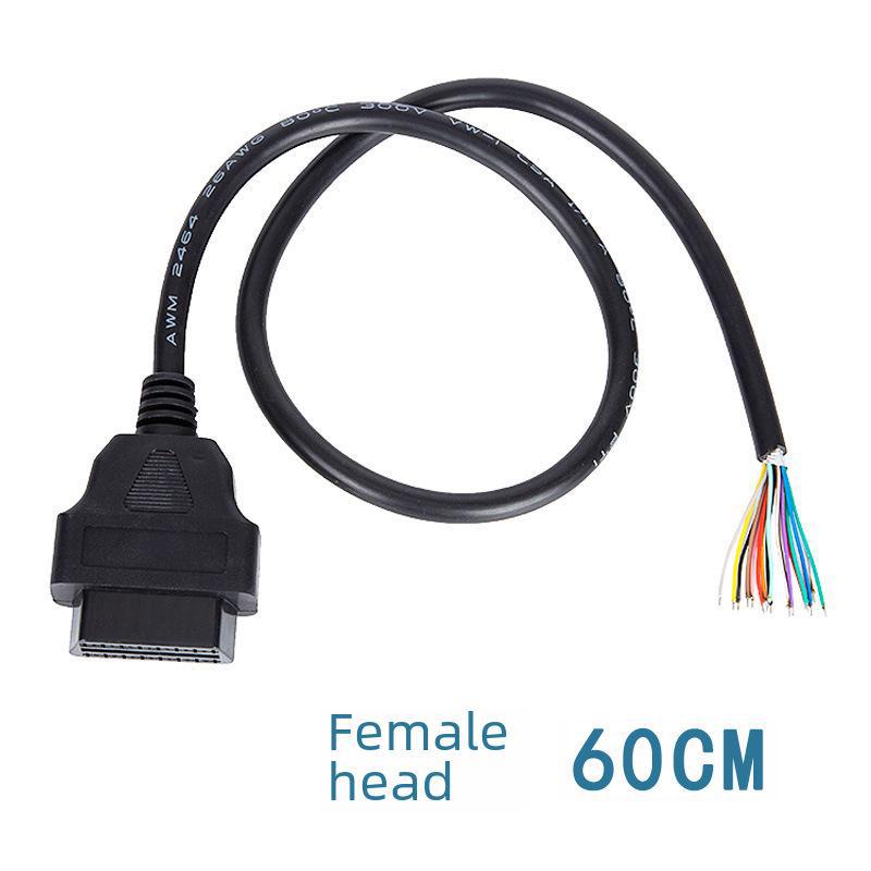 Разъем удлинительного кабеля OBD2 16-контактный женский