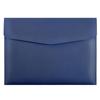 Large Capacity File Organiser Documents Pouches Magnetic Snap Closure Water Resistant Leather Document Folder For Office