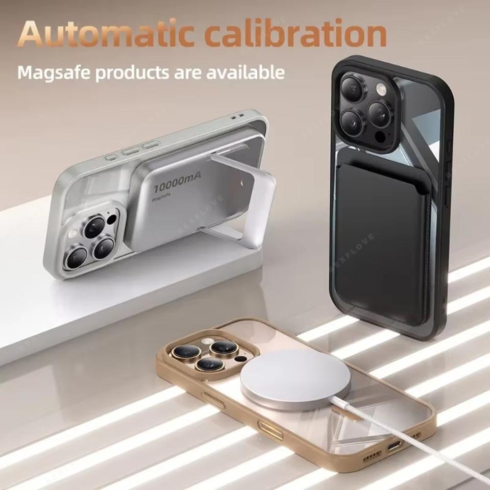 Магнитный прозрачный чехол для телефона для iPhone 16E 14 15 16 Plus 11 12 13 Pro Max X XR XS MAX 12 13 Mini Зарядка Magsafe Ударопрочный чехол