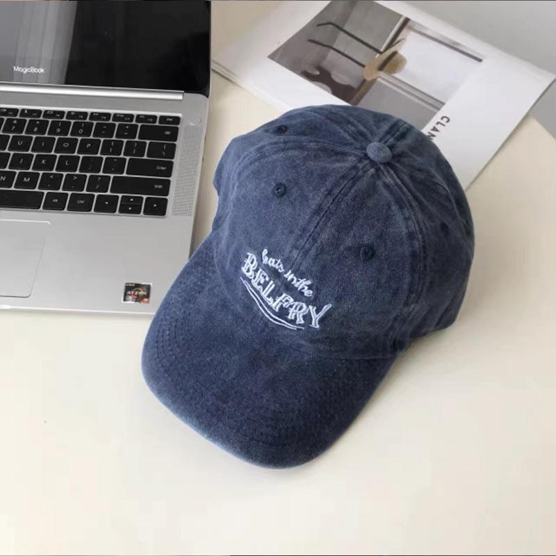 Ретро Женская Бейсболка Вышивка Букв Стирка Хлопок Хип-Хоп Кепки Snapback Для Мужчин Уличная Одежда Регулируемая Кепка с Козырьком