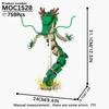 MOOXI Серия Аниме MOC Кирпичи Кирпичная Голова Фигурка Лун Сделай Сам Набор Конструкторов для Взрослых Модель Детские Образовательные Игрушки для Детей Подарок