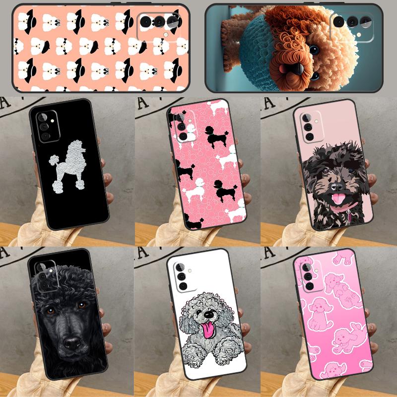 Poodle Dog Case For Samsung Galaxy A05 A06 A22 A53 A33 A26 A16 A56 A36 A32 A52 A54 A34 A14 A55 A15 A35