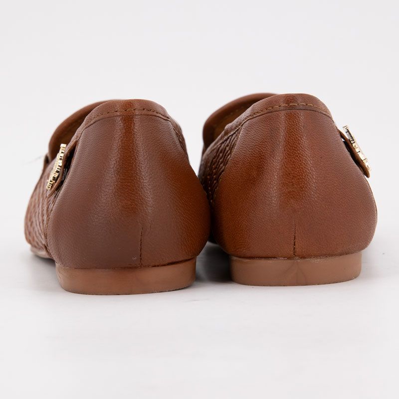 Женские мокасины из плетеной кожи вишневого цвета с пряжкой US POLO