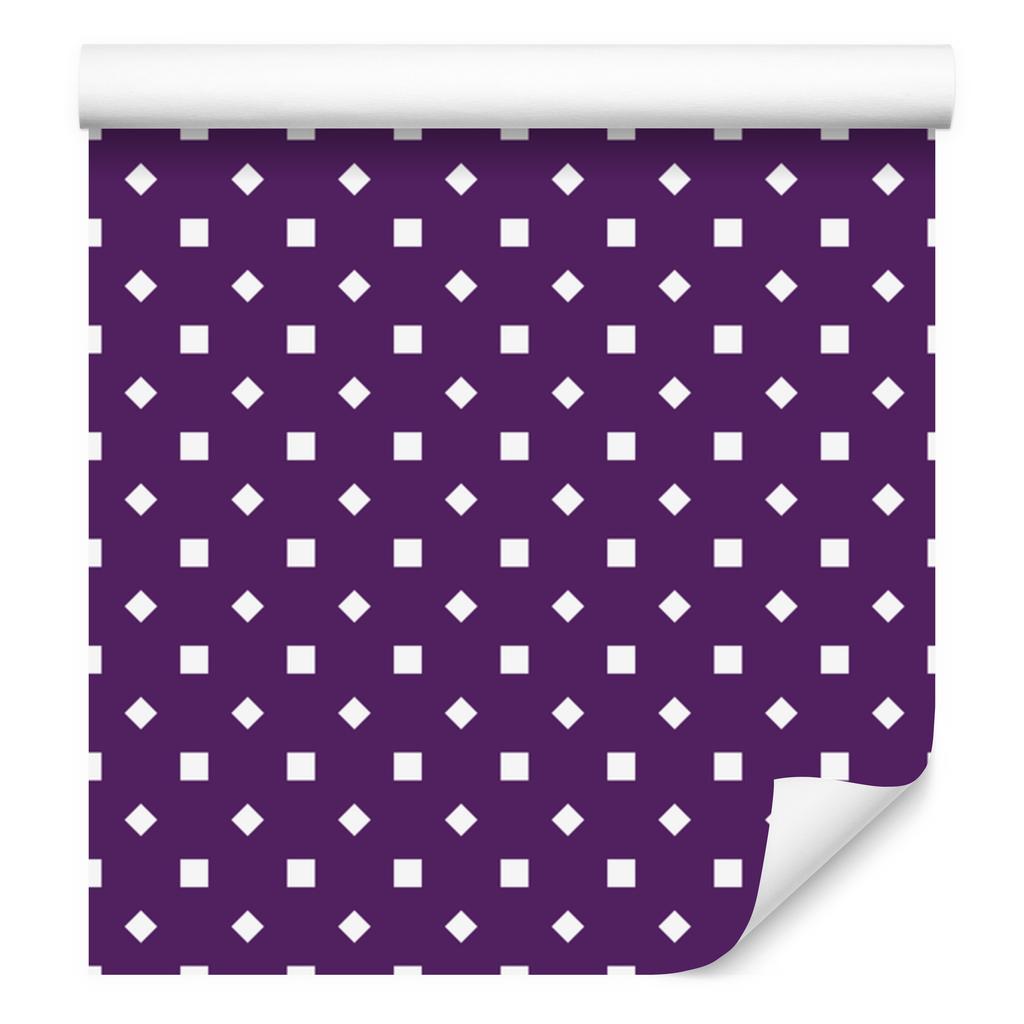 Wallpaper Dots Plum, Purple Center for Living Room and Bedroom 50x1000