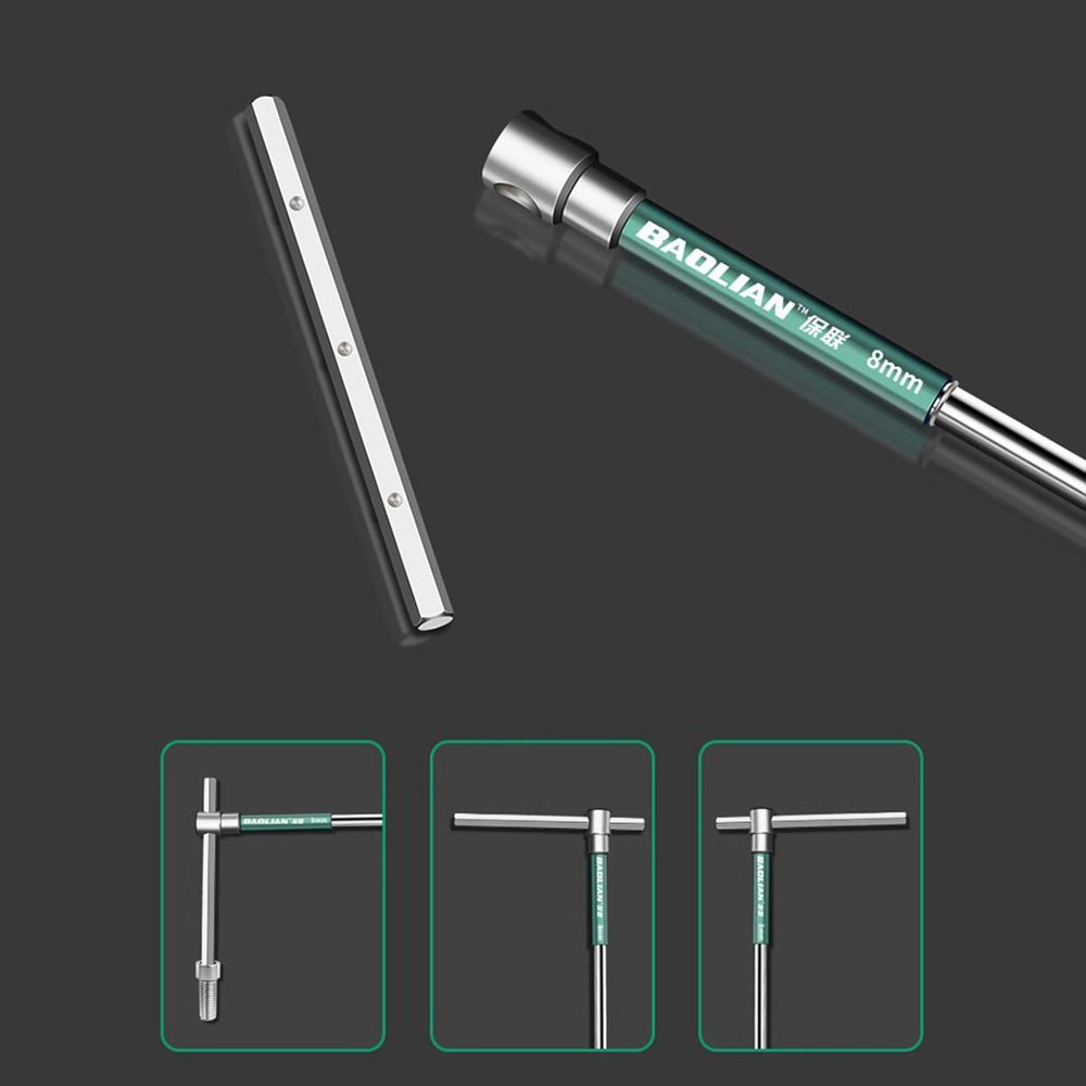 2.5/3/4/5/6/8/10mm Allen Hex Wrench Hand Repair Tool T-Shaped Spanner  Automobile Service