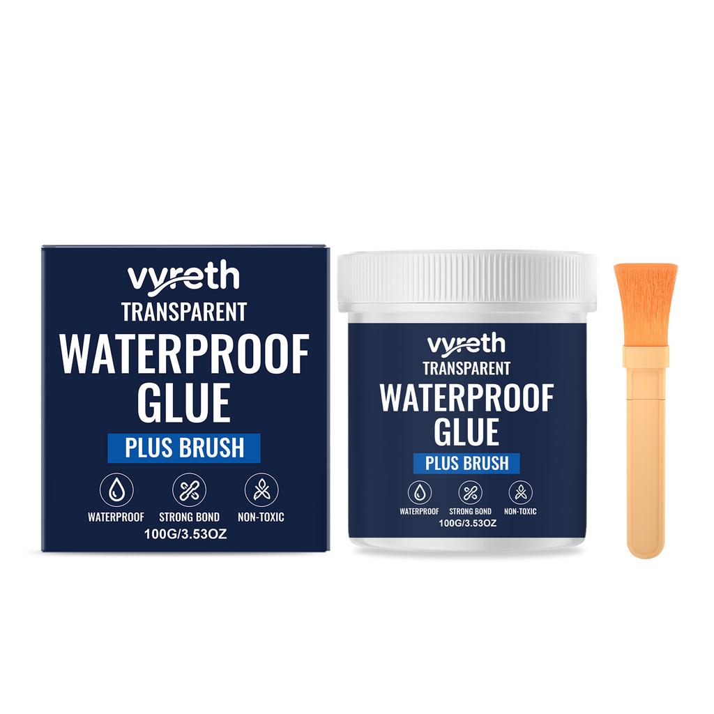 Vyreth Transparent Waterproof Sealant for Kitchen Bathroom Window Exterior Wall Crack Leak Repair