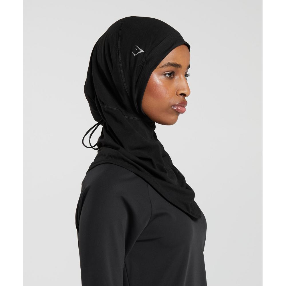 Gymshark Seamless Hijab Black I2a9t Bbbb