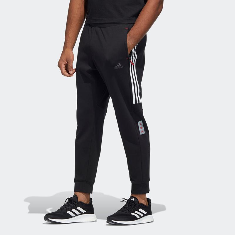 Adidas CNY обычные трикотажные спортивные брюки мужские черные HC0252