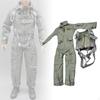 1/6 Scale Figure Jumpsuit Action Figures Clothes,Fashionable Dress Up with Chest Vest,for 12 Inch